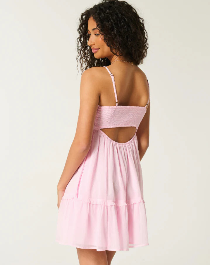 Chiffon Babydoll Mini Dress