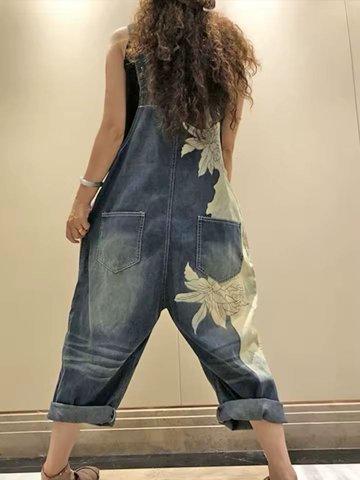Denim Harem Pants