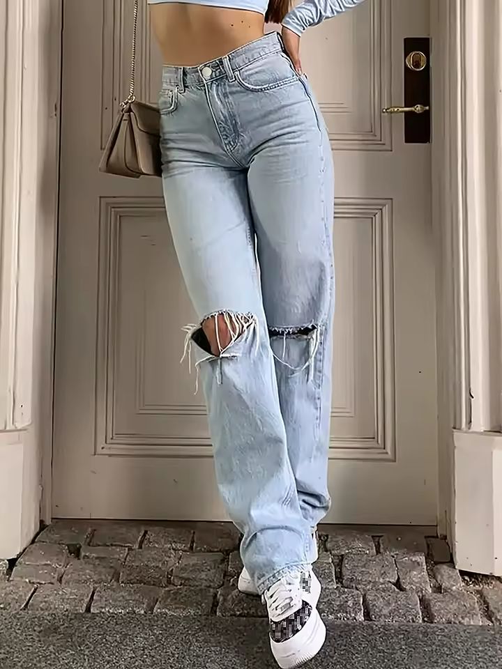 New Knee-Piercing jeans