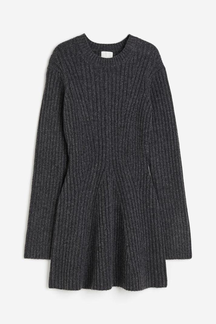 Fall Rib-Knit Dress