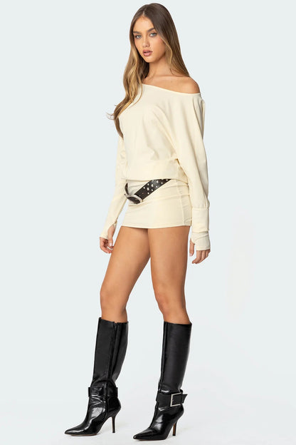 ELLY OPEN BACK MINI DRESS