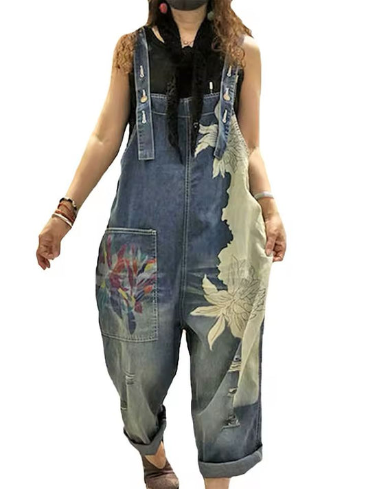 Denim Harem Pants