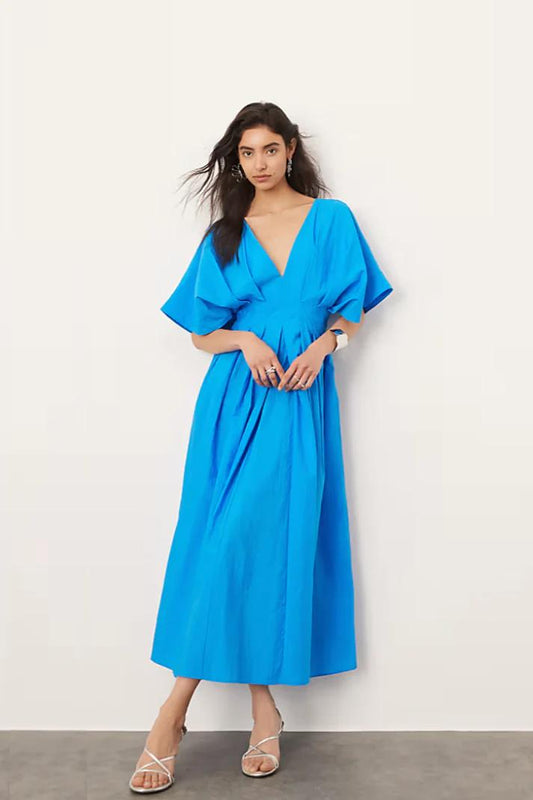 Azure V- short sleeve