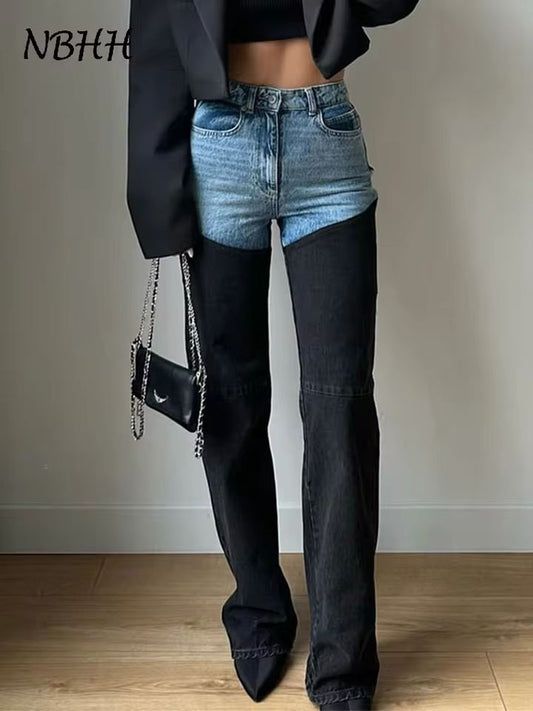 Fashion Patchwork Jeans