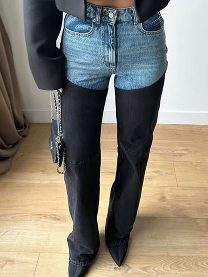 Fashion Patchwork Jeans